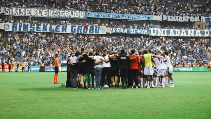 Adana Demirspor Avrupa’ya alkışlarla veda etti