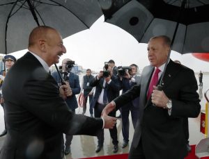 Cumhurbaşkanı Erdoğan ile Aliyev’in görüşmesi sona erdi