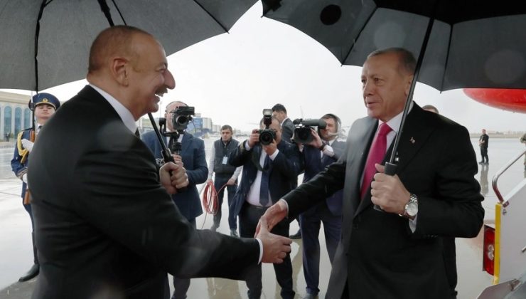 Cumhurbaşkanı Erdoğan ile Aliyev’in görüşmesi sona erdi