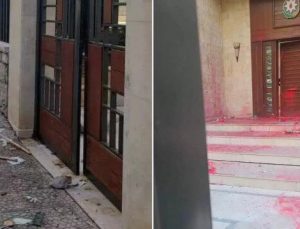 Ermeniler’den Lübnan’daki Azerbaycan Büyükelçiliği’ne saldırı