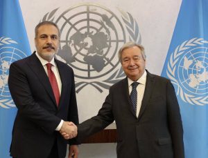 Hakan Fidan, BM Genel Sekreteri Guterres ile görüştü