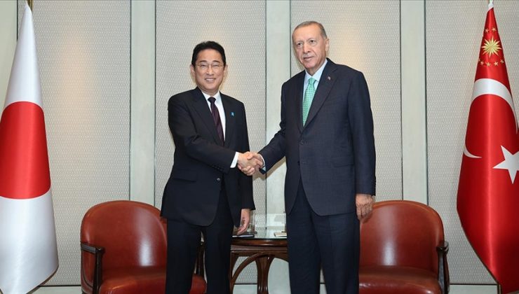 Cumhurbaşkanı Erdoğan, Japonya Başbakanı Kişida Fumio’yu kabul etti