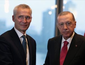 Cumhurbaşkanı Erdoğan, NATO Genel Sekreteri Jens Stoltenberg’i kabul etti