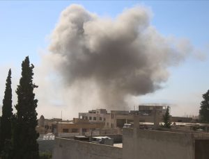 Suriye İdlib’e saldırı! 1 sivil öldü