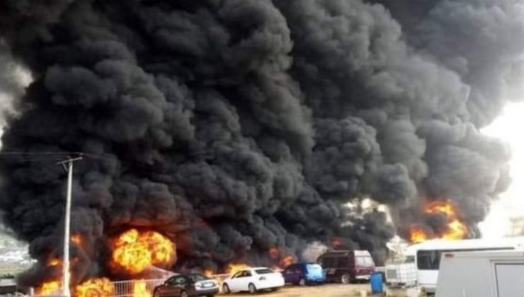 Nijerya’da akaryakıt taşıyan tankerde meydana gelen patlamada 20 kişi öldü