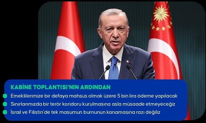 Cumhurbaşkanı Erdoğan’dan emeklilere müjde