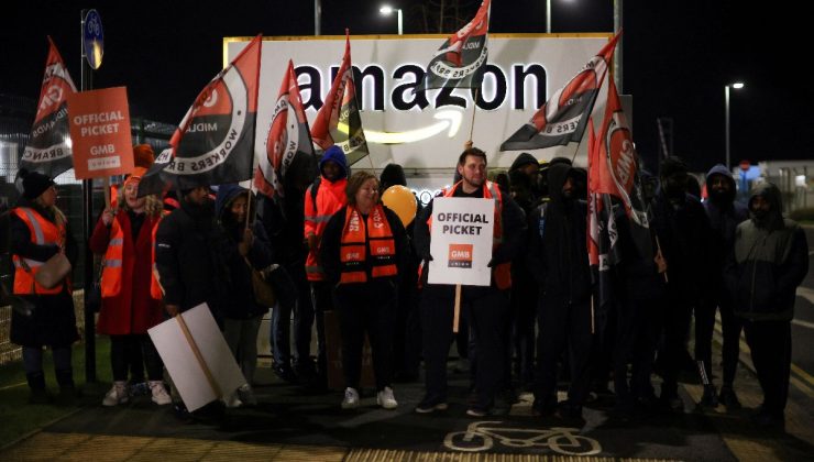 Amazon’un Avrupa çalışanları “Efsane Cuma”da greve gitti