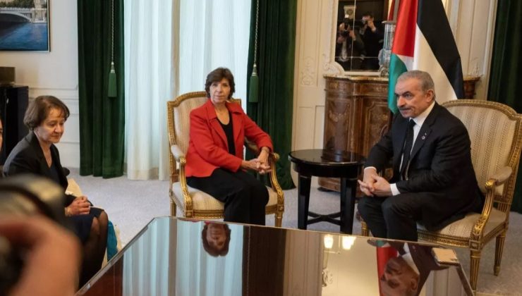 Fransa Dışişleri Bakanı Colonna, Filistin Başbakanı Iştiyye görüştü