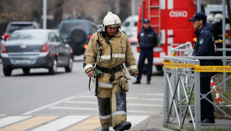 Kazakistan’da bir pansiyonda çıkan yangında 13 kişi hayatını kaybetti