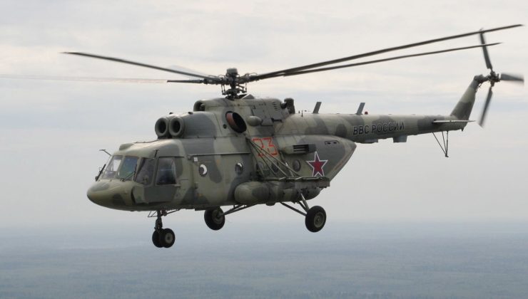 Özbekistan’da eğitim uçuşu yapan Mi-8 askeri helikopteri düştü