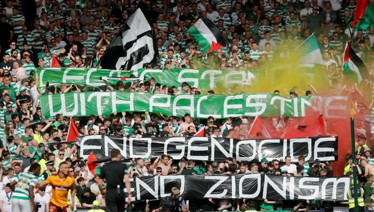 UEFA’dan Celtic’e ‘Filistin’e destek’ cezası