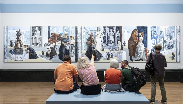 İngiltere’de iklim aktivistleri National Gallery’de sergilenen tablonun koruyucu camını kırdı
