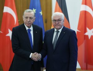 Cumhurbaşkanı Erdoğan, Almanya Cumhurbaşkanı Steinmeier ile görüştü