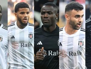 Beşiktaş’ta 5 oyuncu kadro dışı