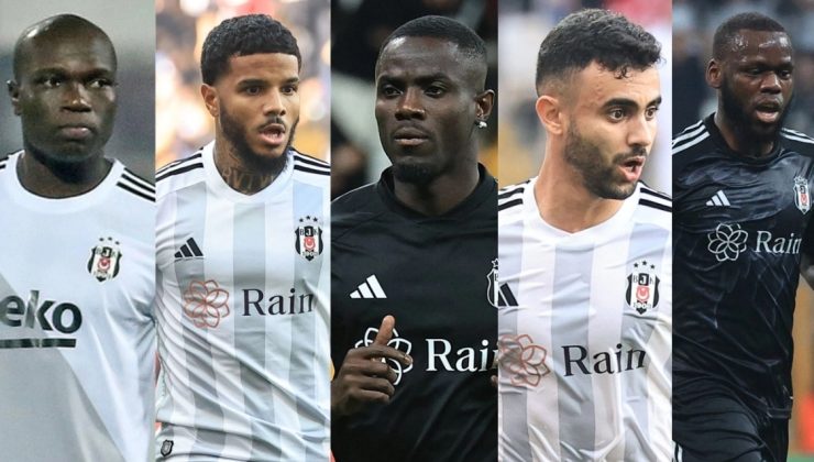 Beşiktaş’ta 5 oyuncu kadro dışı