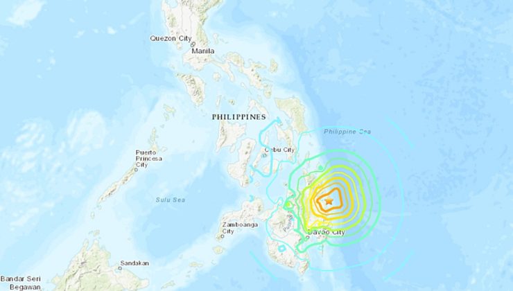 Filipinler’de 7 büyüklüğünde bir deprem daha