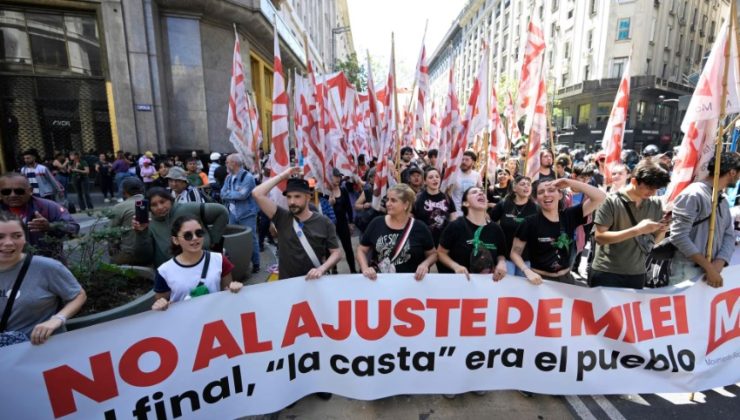 Arjantin’in Devlet Başkanı Milei’ye karşı ilk protestolar