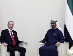 Erdoğan, BAE Devlet Başkanı Al Nahyan ile görüştü