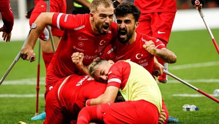 Türkiye, ampute futbolda dünyanın 1 numarası