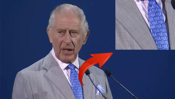 Kral Charles’tan kravat göndermesi
