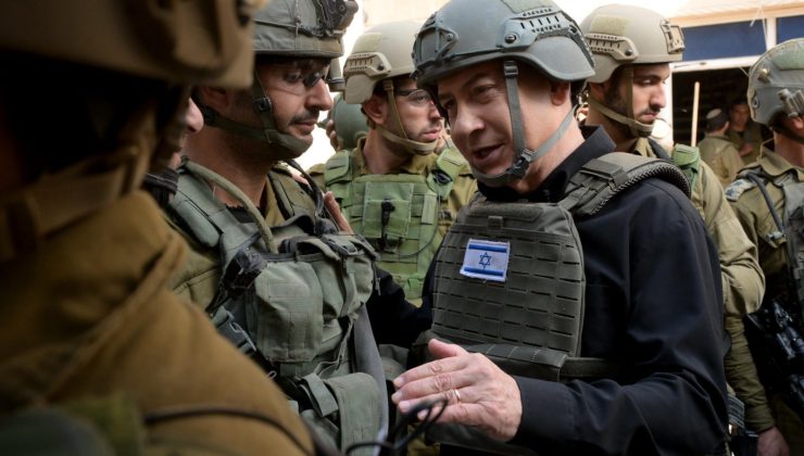 Netanyahu, Gazze’nin kuzeyindeki İsrail askerlerini ziyaret etti