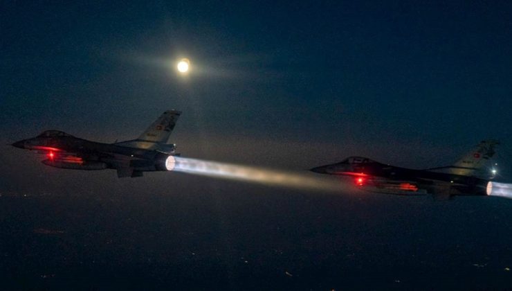 Irak ve Suriye’nin kuzeyine hava harekatı: 24 hedef imha edildi