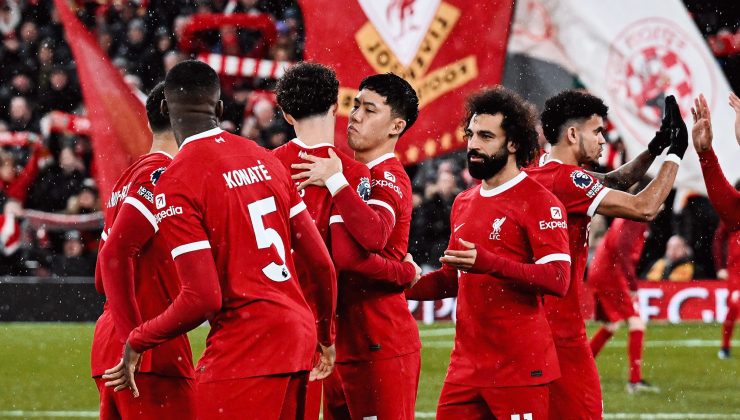 Rekorların gecesinde kazanan Liverpool