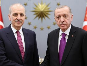 Cumhurbaşkanı Erdoğan, TBMM Başkanı Kurtulmuş’u kabul etti