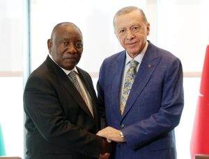 Cumhurbaşkanı Erdoğan Ramaphosa ile görüştü, gündem İsrail