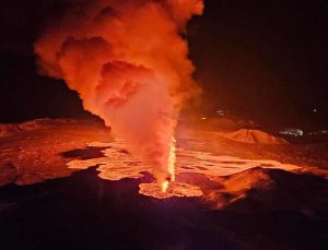 Kayıtlara geçen en hızlı magma akıntısı İzlanda’da gerçekleşti