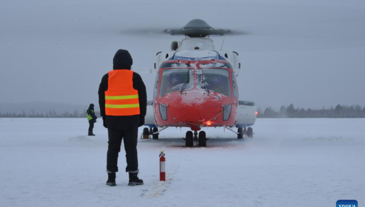 13 tonluk helikopter, ilk soğuk hava testinden geçti