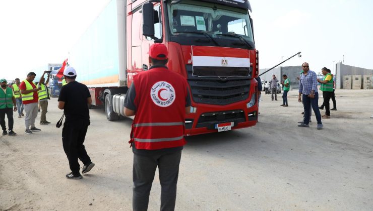 Mısır Gazze yardımları için lojistik merkez kuruyor