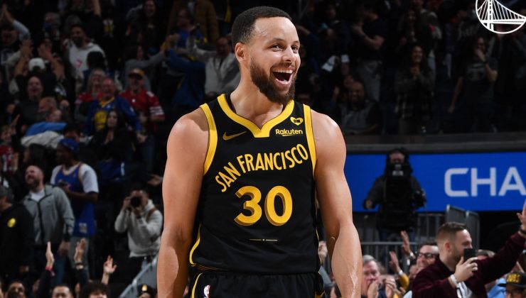 Curry, Warriors’a galibiyet 0.7 saniye kala getirdi!