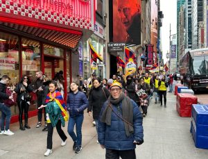 Manhattan’da Tibet protestosu: 42. Cadde’de Çin’in ilhakına karşı büyük gösteri