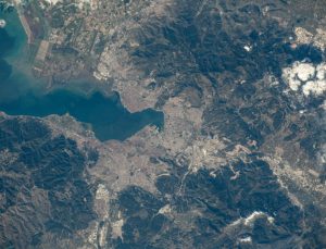 İlk astronottan uzaydan İzmir fotoğrafı