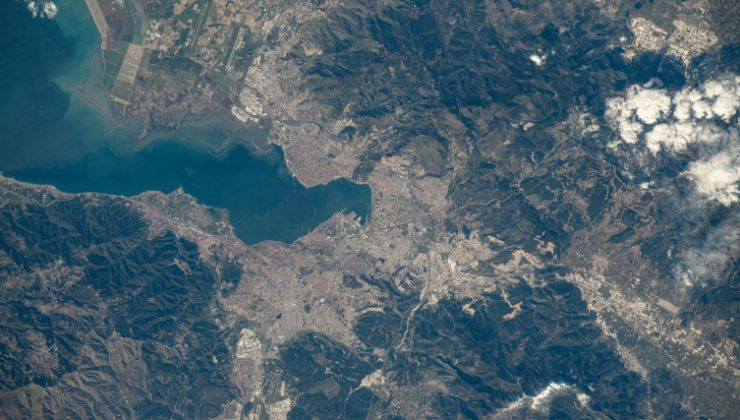 İlk astronottan uzaydan İzmir fotoğrafı