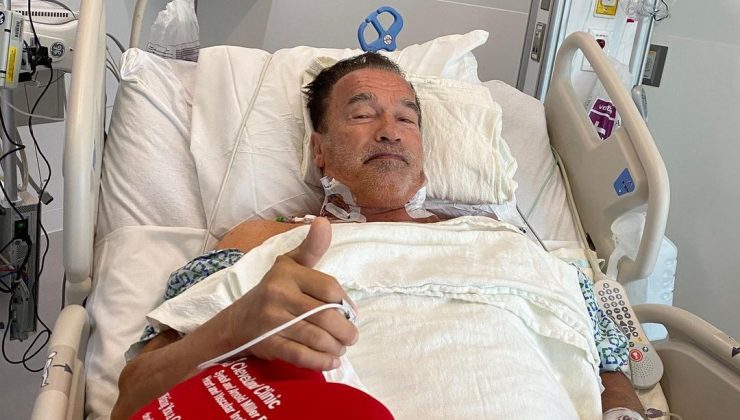 Arnold Schwarzenegger’e kalp pili takıldı
