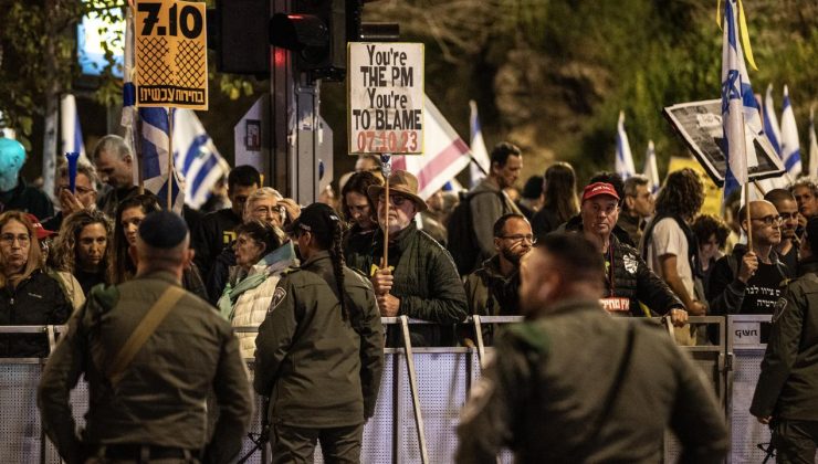 İsrailliler Netanyahu karşıtı gösteri düzenledi