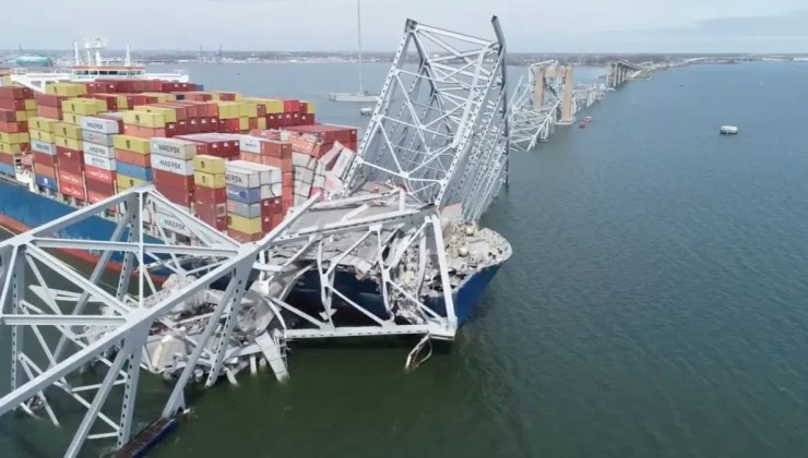 Baltimore köprü kazasında nehire düşen 6 işçi kayıp