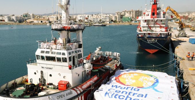Gazze’ye ilk kez denizden yardım: 200 ton gıda taşıyan gemi Kıbrıs’tan yola çıktı