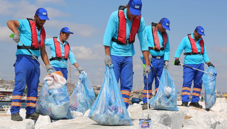 İstanbullular çöp üretti, kıyılardan bayramda 1.440 ton çöp toplandı