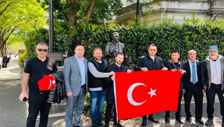 Washington’da Ermeni soykırımı yalanına karşı Türk yürüyüşü