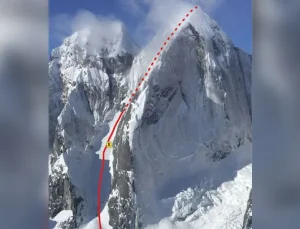 Denali Milli Parkı’ndaki dağcı, 300 metre yüksekten düştü