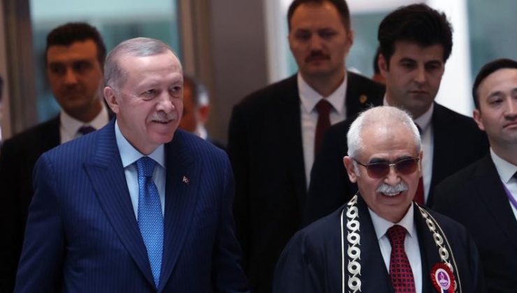 Cumhurbaşkanı Erdoğan Anayasa Mahkemesi’ndeki törene katıldı