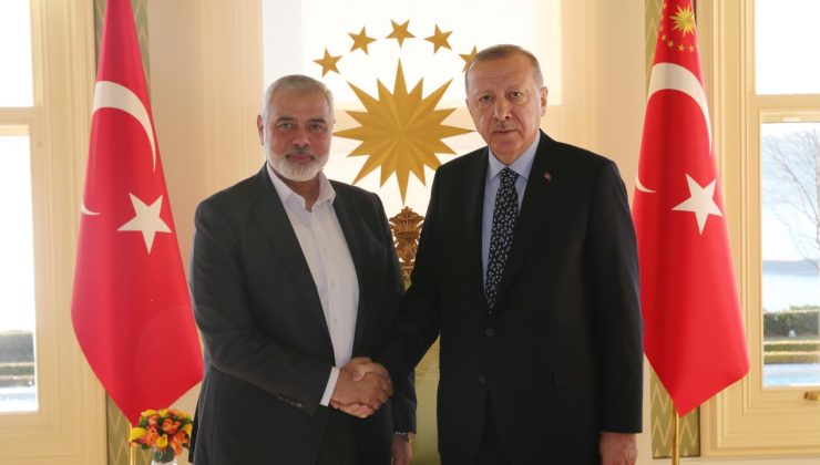 Cumhurbaşkanı Erdoğan, Hamas Siyasi Büro Başkanı Haniye’yi kabul etti