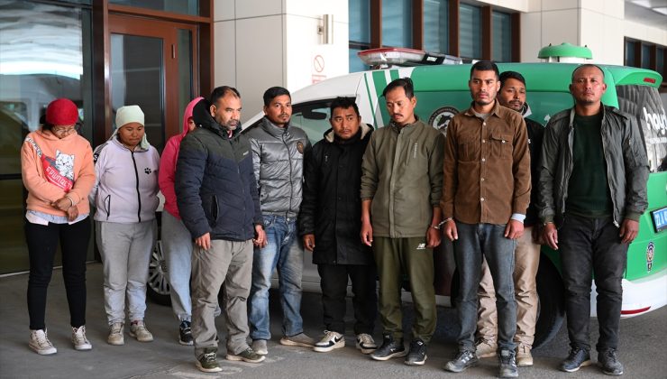 Edirne’de bir konteynerde 10 düzensiz göçmen