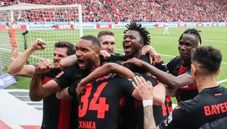 Bayer Leverkusen tarihinin ilk şampiyonluğunu elde etti