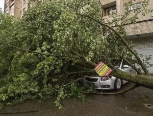 Moskova’da şiddetli fırtına 2 can aldı 
