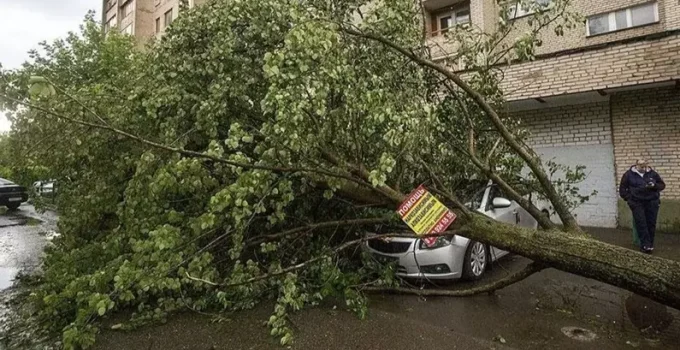 Moskova’da şiddetli fırtına 2 can aldı 