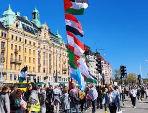 İsveç’te Eurovision protestosu